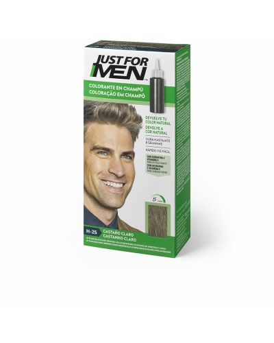 Shampoo Färbung Just For Men Colorante Kastanie hell 30 ml