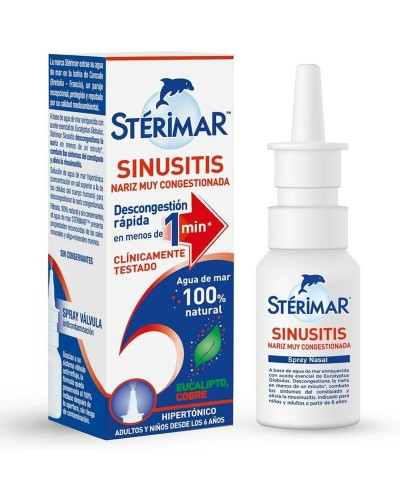 Nässpray Stérimar Sinusitis Saltvattens Rengör 20 ml