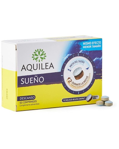 Supplement voor slapeloosheid Aquilea Melatonine 60 Stuks