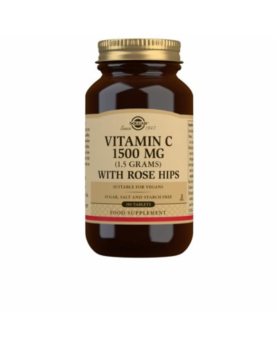 Rose Hips + Vitamina C con cinorrodo Solgar 180 Unità