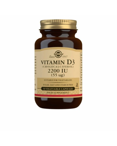 Vitamine D3 (cholécalciférol) Solgar   50 Unités
