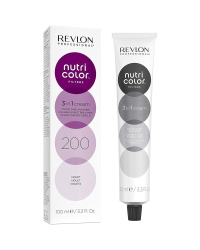 Permanent hårfäg - creme Revlon Nutri Color Filters Violett Nº 200 (100 ml)