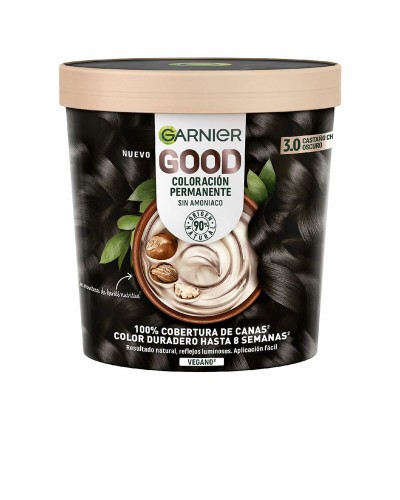 Teinture permanente Garnier Good Chatain foncé Nº 3.0 (1 Unités)