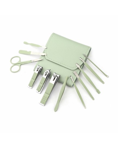 Manicure Set Paloma Beauties HIGIENE Y BIENESTAR Green 12 Pieces