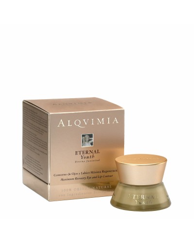 Anti-Aging-Creme für die Augen- und Lippenkonturen Alqvimia ETERNAL YOUTH 15 ml