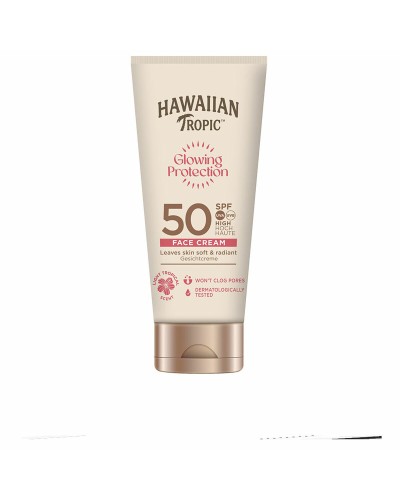 Protector Solar Facial Hawaiian Tropic GLOWING PROTECTION Spf 50 50 ml
