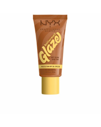 Aurinkosuoja värillä NYX BUTTERMELT GLAZE Nº 05-Chai Butta Spf 30 30 ml