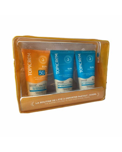 Aurinkosuojasetti Topicrem SUN PROTECT Spf 50 Spf 50+ 3 Kappaletta