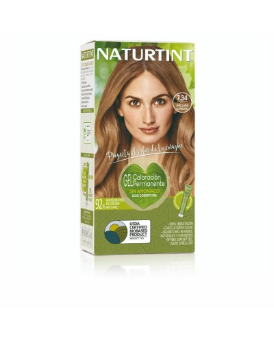 Permanent färg Naturtint NATURTINT COLORACIÓN nº 7.34-Avellana luminoso 170 ml