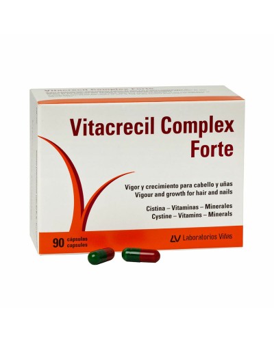 Complemento Alimenticio Vitacrecil Complex Forte CABELLO Y UÑAS 90 Unidades