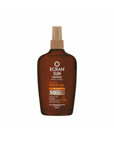 Solskyddsolja Ecran Ecran Sunnique SPF 50 (200 ml) Spf 50 200 ml