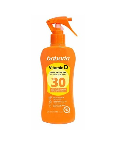Spray solskydd Babaria Spf 30 200 ml D-vitamin