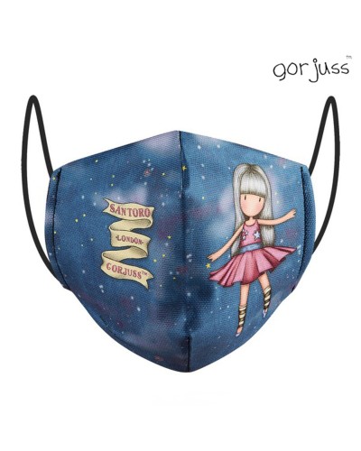 Hygienic Reusable Fabric Mask Gorjuss Blue