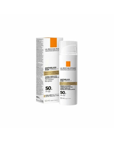 Sonnenschutzcreme für das Gesicht Anthelios Age Correct La Roche Posay Spf 50 50 ml