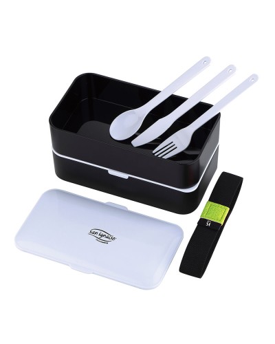 Lunchtrommel met Compartimenten en Bestek San Ignacio