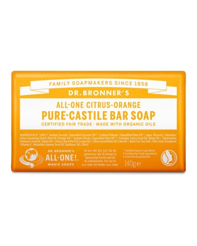 Tvål Dr Bronner's 140 g Citron