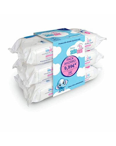 Lingettes imprégnées Sebamed 180 Unités