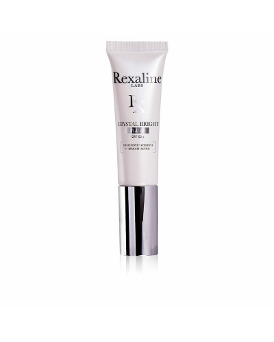 Fluido Idratante e Opacizzante Rexaline Crystal Bright Spf 50 Acido Ialuronico (30 ml)