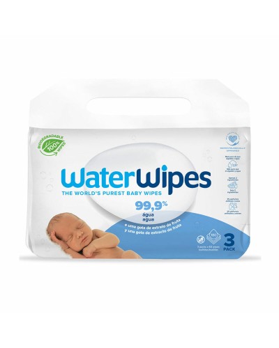 Sterile Cleaning Wipe Sachets (Pack) WaterWipes (180 Units)