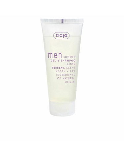 2-in-1 Gel et shampooing Ziaja Men Verveine citronnelle Homme 200 ml
