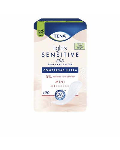 Normal Sanitary Pads Tena Lights Sensitive Mini 20 Units
