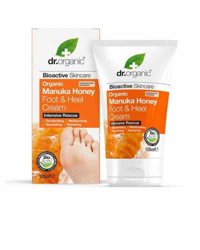 Crema de Pies Hidratante Manuka Honey Dr.Organic Miel De Manuka 125 ml