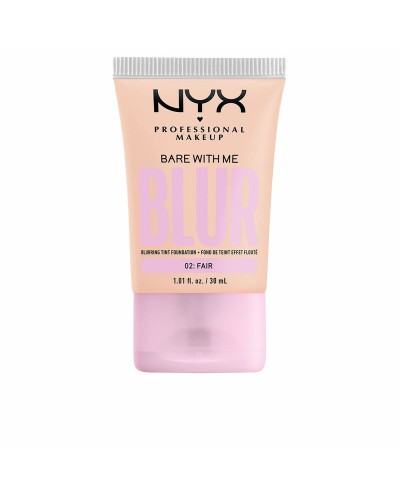 Base per Trucco Fluida NYX Bare With Me Blur Nº 02 Fair 30 ml