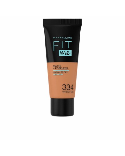 Base de maquillage liquide Maybelline FIT ME Nº 334 Warm tan 30 ml