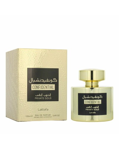 Unisex Perfume Lattafa CONFIDENTIAL PRIVATE GOLD