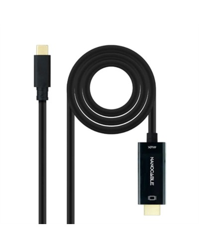 USB-C - HDMI kaapeli NANOCABLE 10.15.5133 Musta 3 m 4K Ultra HD