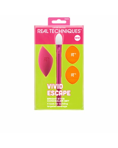 Make-upborstel Real Techniques VIVID ESCAPE 4 Onderdelen