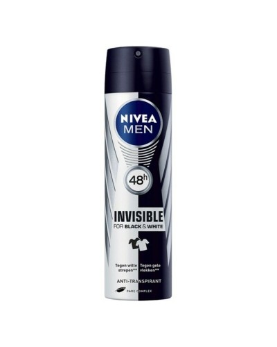 Deodorante Spray Men Black & White Invisible Nivea Men Black White Invisible (200 ml) 200 ml