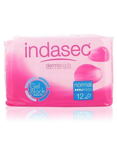 Compresas para Incontinencia Dermoseda Indasec Discreet (12 uds) 12 Unidades (Parafarmacia)