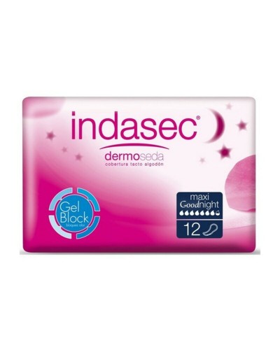 Compresses pour Incontinence Dermoseda Good Night maxi Indasec 1233-39871 (12 uds) (Parapharmacie)