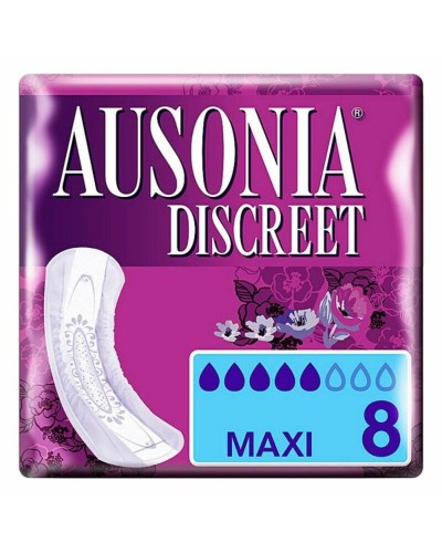 Assorbenti da incontinenza DISCREET mAXI Ausonia Discreet (8 uds) 8 Unità