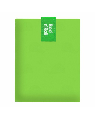 Porta Bocadillo Roll'eat Boc'n'roll Essential Verde, 11 x 15 cm
