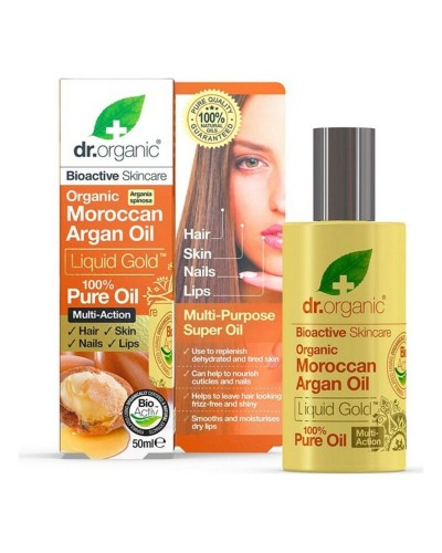 Återfuktande olja Argán Dr.Organic DR00374 50 ml