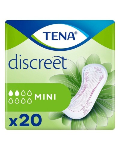 Compresses pour Incontinence Tena Discreet Mini 20 Unités