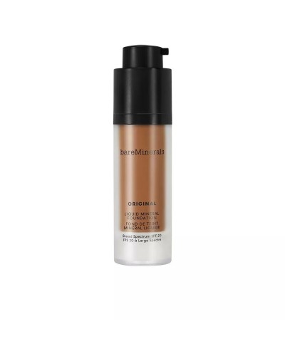 Nestemäinen meikin pohjustusaine bareMinerals Original Nº 25 Golden dark 30 ml