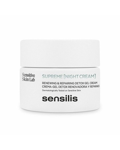 Crème antirides de nuit Sensilis Supreme Real Detox 50 ml