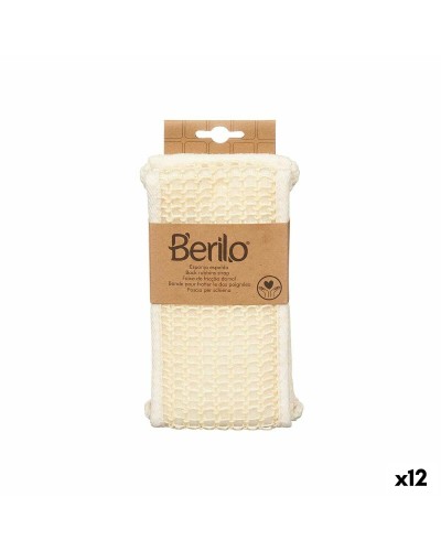 Esponja de Masaje Berilo B7083-16 Blanco (12 Unidades)