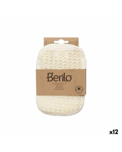 Guanto Esfoliante Berilo B7083-5 Bianco Beige (12 Unità)