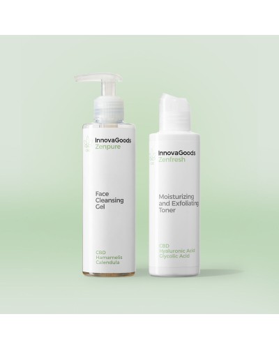 Kasvojenpuhdistus duo-paketti CBD InnovaGoods