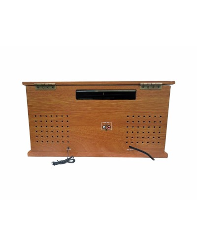 Sunstech PXRC52CDWD Tocadiscos Estéreo CD Madera Marrón
