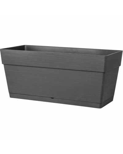 Vaso da Giardino Deroma 75 L Grigio Scuro 35x79x35 cm