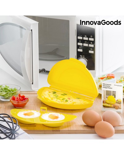 InnovaGoods Contenitore per Frittata da Microonde: Cucina Deliziose Frittate con Facilità