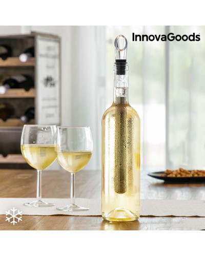 InnovaGoods Weinkühler mit Belüfter: kühlt und oxygeniert Wein sofort
