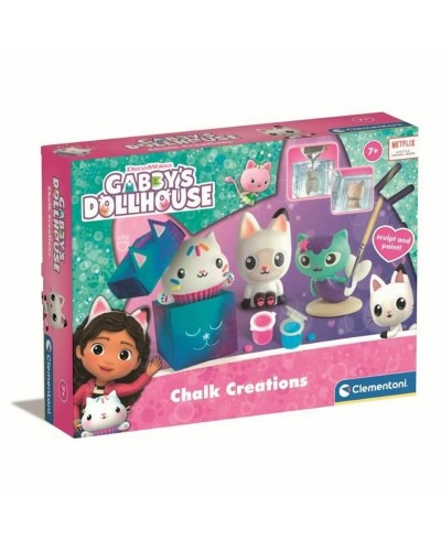 Clementoni Gabby's Dollhouse Chalk Creation - Jeu Créatif Tableau
