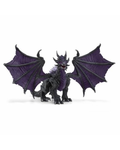 Schleich Dark Dragon - Realistische PVC-Statue - Schwarzer Drache Spielzeug
