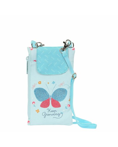 Portamonete BlackFit8 Mariposa Azzurro Custodia per Cellulare